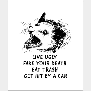OPOSSUM QUOTES - FUNNY SAYING GIFT IDEA Posters and Art